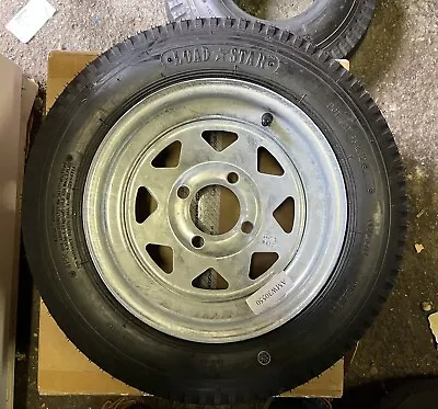 Trailer Wheel 4 Lug Galvanized Rim 4.80-12 Tire • $78