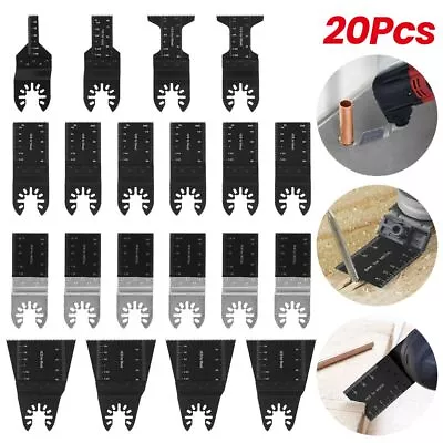 Oscillating Saw Multi Tool Blades Attachments For Metal Tile Wood Plastic Cutter • £13