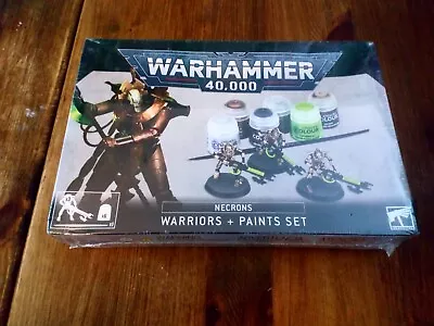 Brand New Games Workshop Warhammer 40K Necron Warriors And Paint Set Necrons • £10