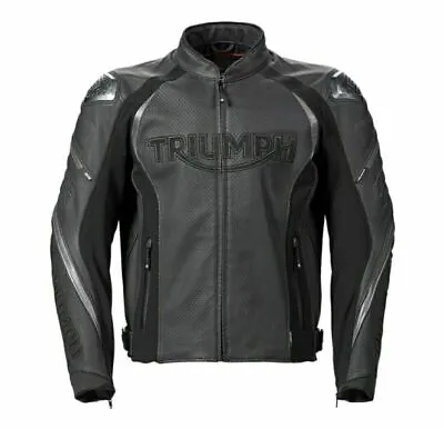 MotoGp  Mens Leather Motorcycle Jacket Motorbike Rider Racing Sport Jacket CE • $160.30