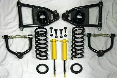 Mustang II Front End Stock Width Tubular A Arms + 350 Lb Spring & Gas Shock Kit • $379.95