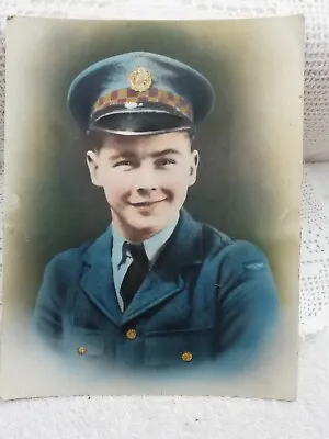 £15 • Buy Original Vintage Hand Tinted Real Photo RAF Cadet Apprentice Dated 1948