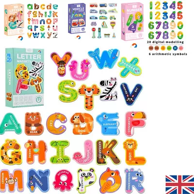 Children's Early Education Magnetic Stickers Toddler Cognitive Magnetic Puzzle U • £8.99