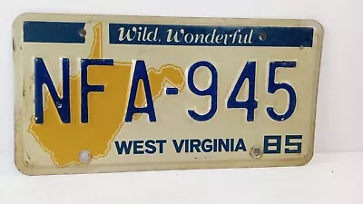 1985 West Virginia License Plate  • $19.99