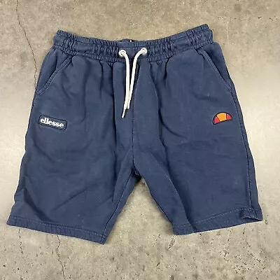 Ellesse Shorts Mens Small Blue Sweat Lounge Gym Workout  Preowned • $14.99