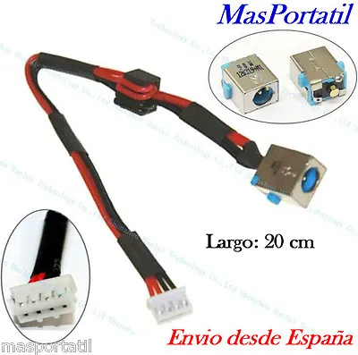 Connector Power+Cable / Dc-In Jack PJ253 Packard Bell Easynote TE11BZ • £10.96