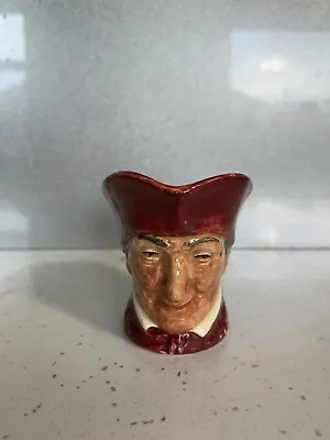 Royal Doulton Miniature Character Toby Jug The Cardinal D6129 • £7.99