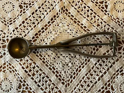 Vintage Hamilton Beach 30 Stainless Steel/Brass Ice Cream Scoop • $14.95