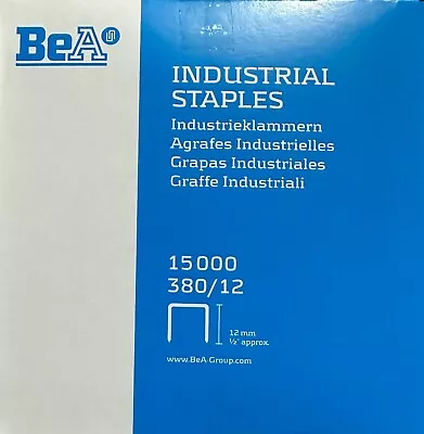 8 Boxes Of BeA 380/12 1/2  80 Series Staples For 21680B & 21680B-ALM 15000/Box • $174.99