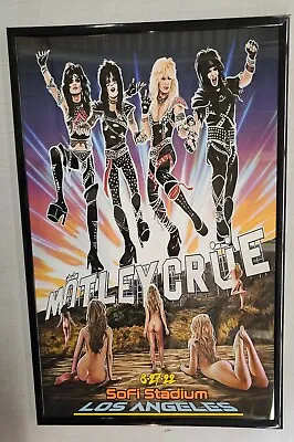 Motley Crue 2022 Framed Concert Poster Los Angles • $21.99