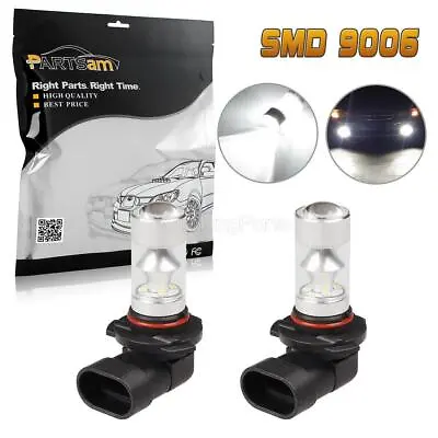 2Pcs 9006 HB4 9006XS 12-2323-SMD White 60W Bulbs Set Replacement For Fog Light • $8.97