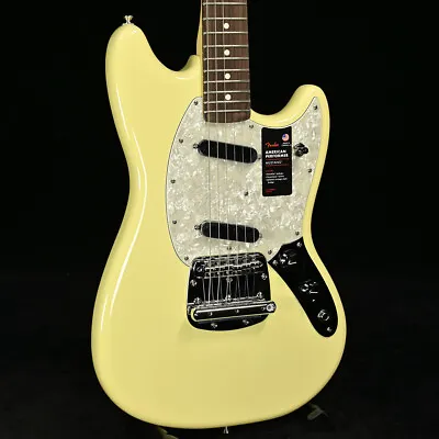 Fender / American Performer Mustang Rosewood Vintage White S/N US23055306 Guitar • $1317.72