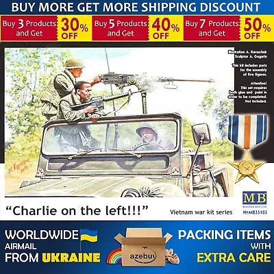 Charlie On The Left!!! Vietnam War Series 1/35 Scale Plastic Model Kit MB 35105 • $22.20