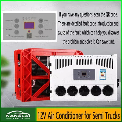 12V For Semi Trucks RV Caravan QR-Code Air Conditioner Split AC 10000 BTU  • $550