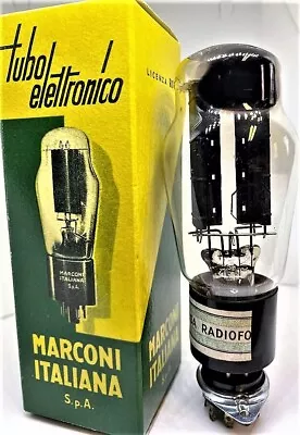 5U4G 5U4 U52 Tube Marconi Italy Rectifier Tubes Valve Black Plates Test Strong • $249