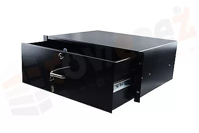 Rack Drawer 19  4U Rack-Mounted Draw Unit 48 W X 36  D X 17.6 H Cm  • £45.94