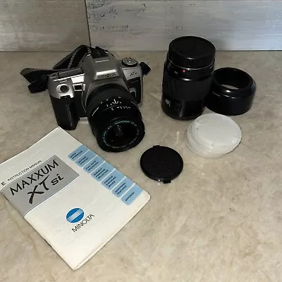 MINOLTA MAXXUM XT Si XTSi FILM CAMERA W/ 28-80mm AF Zoom Lens • $34.95