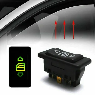 2Pcs Universal 6 Pin DC12/24V Car Electric Power Controller Window Switch Button • $8.99