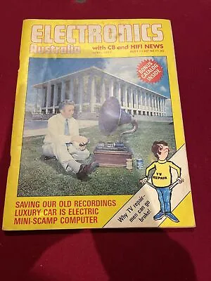 ORIGINAL Electronics Australia 1977 Magazine Music Gramophone Sing Record Opera • $7.99