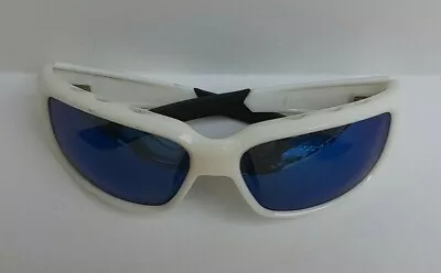 Bimini Bay Sunglasses White Frame / Blue Smoked Lens Fishing Hunting • $14.99