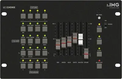 IMG Stageline LCD 324DMX LED DMX Stage Lighting Controller ** • £65