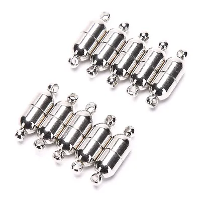 10pcs 6x18mm Magnetic Clasps For Jewelry Making Necklace Bracelet DIY Accesso YK • £4.92