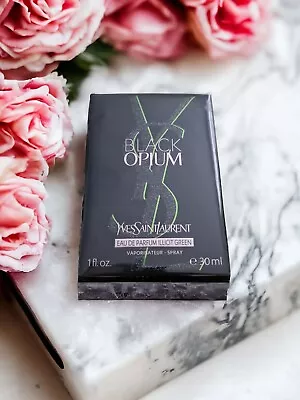 Ysl Black Opium Illicit Green 30ml Edp Spray For Her - New Boxed & Sealed - Uk • £29.99