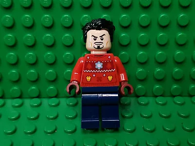 $8.89 • Buy NEW Lego Tony Stark(Ironman) With Christmas Sweater Minifig Marvel Super Heroes