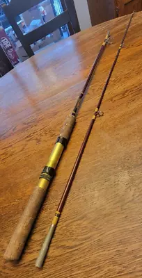 Vintage South Bend 4169-7' Spinning Fishing Rod 2-Piece • $19.99