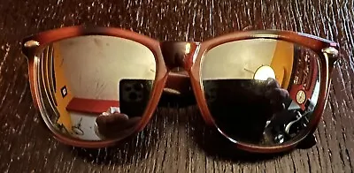 Vintage I Ski Tortoise Shell Brown Wayfarer-style Nylon Sunglasses • $36