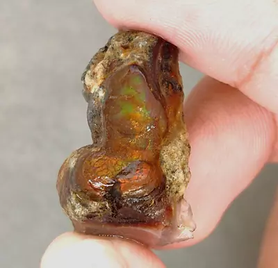 Beautiful Iridescent Mexican Window Fire Agate Rough Specimen #2 • $19.90