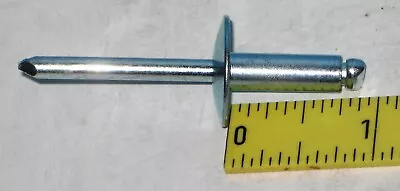 Large 3/4  Flange Pop Rivets 1/4 X 3/4  Length All Steel (8-12) Dome Head Qty 25 • $17.38