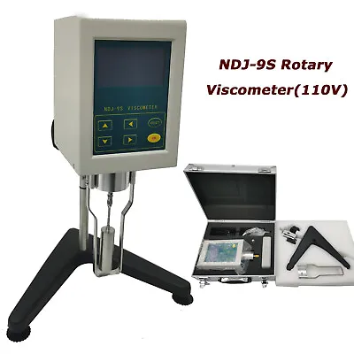 Digital Rotary Viscometer Viscosity Meter Tester LCD Dispaly 110V NDJ-9S  New • $515.06