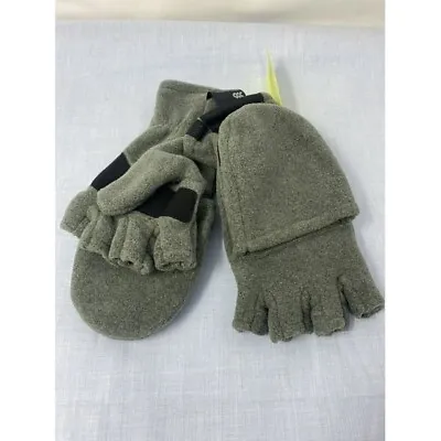 Men's Fleece Gloves - All In Motion Heather Gray/Green S/M • $9