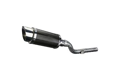 Yamaha XT225 Delkevic Slip On Exhaust 8  Mini Carbon Fiber Round Muffler 86-07 • $319.99