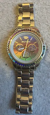 £45 • Buy Juicy Couture Gold Rainbow Watch