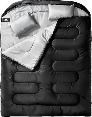 MEREZA Sleeping Bag XL For Mens Double Sleeping Bag Large Two Person Sleeping & • £88.75