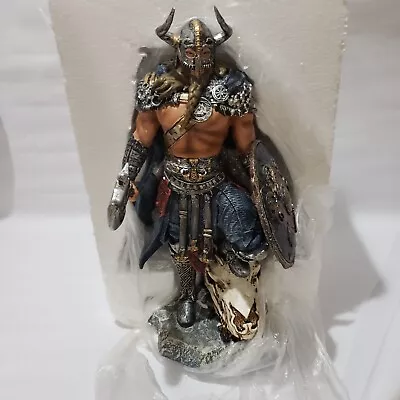 Looyar Resin Viking Warrior Thro Dragon Slayer Ornament Decoration Statue (blue) • £43.62