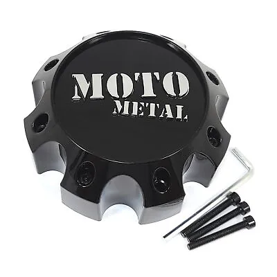 Moto Metal Black Wheel Center Cap For 8L MO998 Kraken MO985 Breakout MO982 AMP • $27