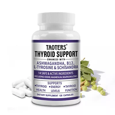 Ashwagandha B12 L-Tyrosine And Schisandra Thyroid Support • $13.76