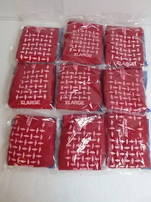 Lot Of 9 Pairs Medline Double Thread Slippers/Socks With Skid Size XL Red • $9.99