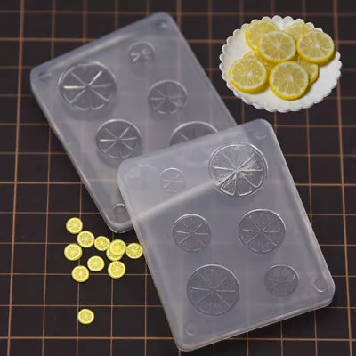 1/12 Scale Dollhouse Miniatures Mini Food Lemon Slices Silicone Mold Reusable • $7.09