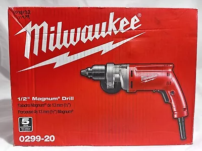 Milwaukee 0299-20 120V AC 1/2-Inch Magnum Drill 0-850 RPM W/ Chuck Key • $155