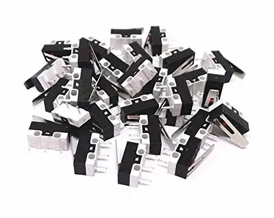 30pcs Ac 1a 125v 3pin Spdt Limit Micro Switch Long Hinge Lever For Arduino • $9.63