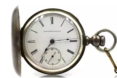 1883 Elgin 11j Grade 13 18s Coin Silver Hunter Case Pocket Watch For Repair • $99.99