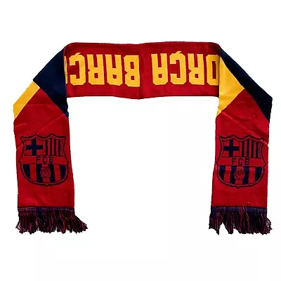 Fc Barcelona Winter Scarf Beanie New Fcb 2020 Barca Official Merchandise  • $19.99