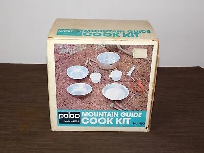 $39.99 • Buy VINTAGE CAMPING PALCO MOUNTAIN GUIDE COOK KIT NO. 400 In BOX *MISSING LOCK STRAP