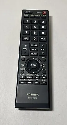 $9.70 • Buy TOSHIBA CT-90325 TV Remote Control 50L2300U 50L2200U 46L5200U 40L5200U 65HT2U