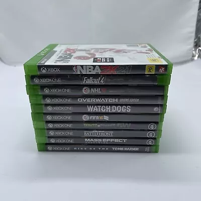 Xbox One Games Bundle X 10 Sports Action Adventure Shooting RPG - Free Post • $79