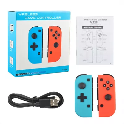 $33.10 • Buy 1 Pair For Nintendo Switch Joy-Con Left + Right Controller Switch OLED Joycon